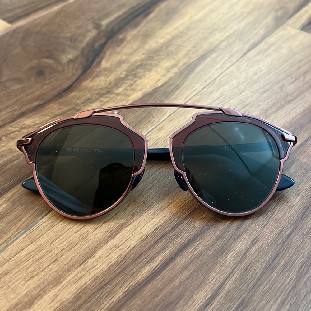 Dior So Real Red and Navy Sunglasses